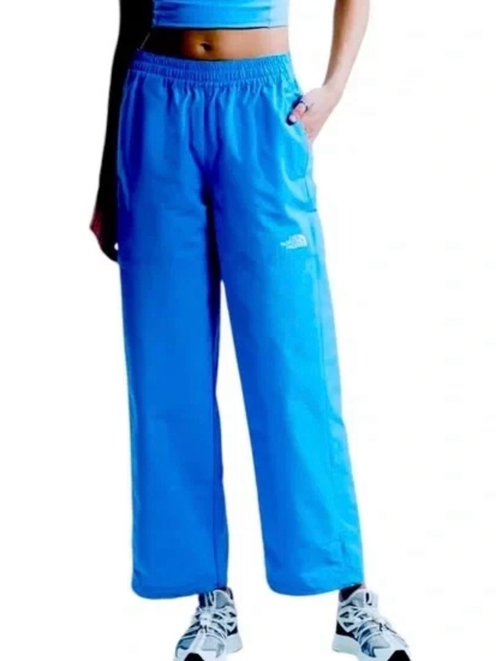 The North Face Women's TNF Nylon Easy Pants Optic Blue Size XL New